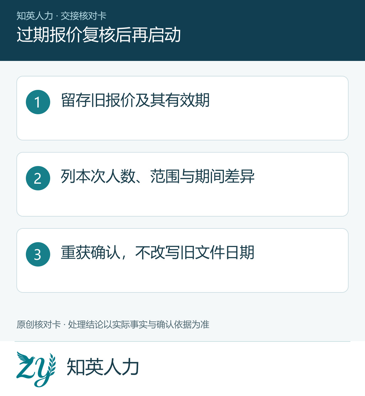 过期报价复核后再启动