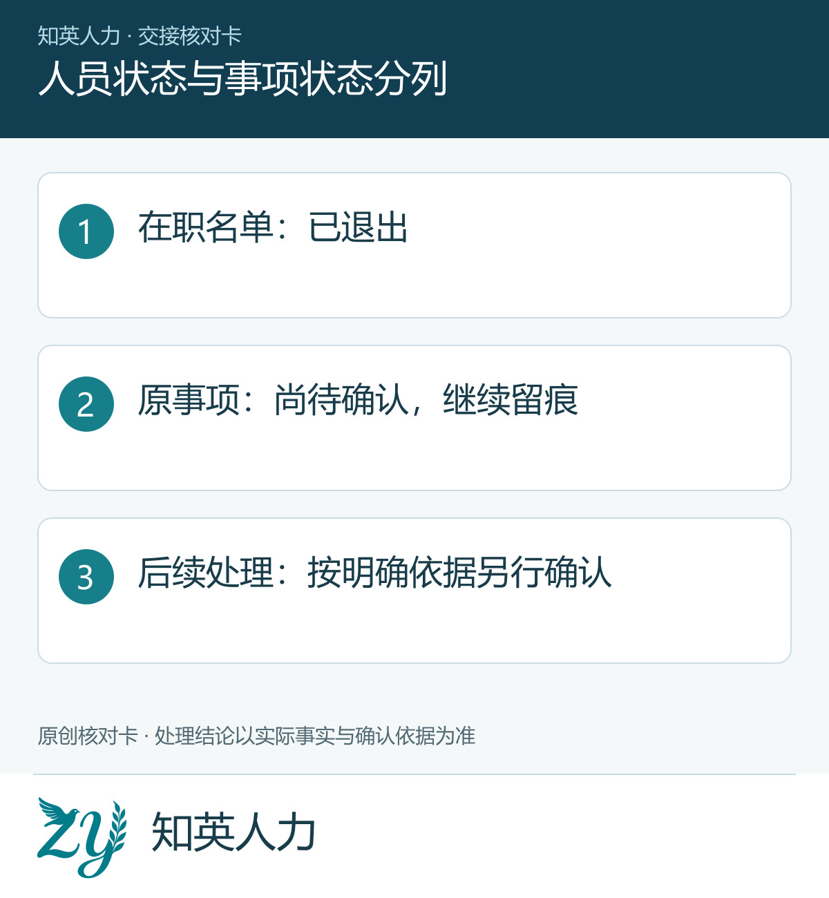 人员状态与事项状态分列