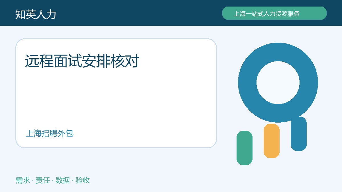远程面试安排核对原创主题示意图