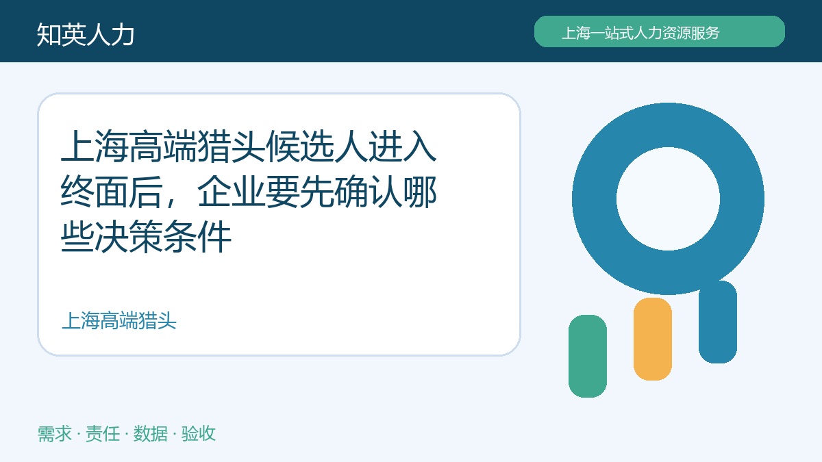 上海高端猎头候选人进入终面后，企业要先确认哪些决策条件主题示意图